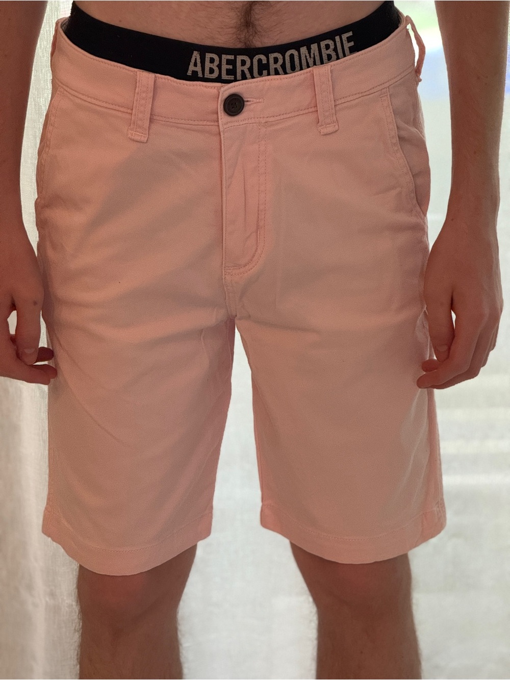 Abercrombie Kids Pink Chino Shorts Youth Size 15/16 Casual Summer